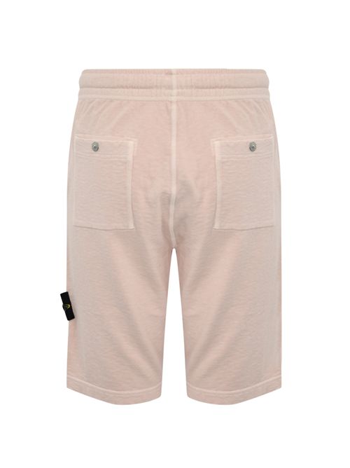 Bermuda shorts in cotone mafile' Antique Rose STONE ISLAND | 6200009S0060V0182